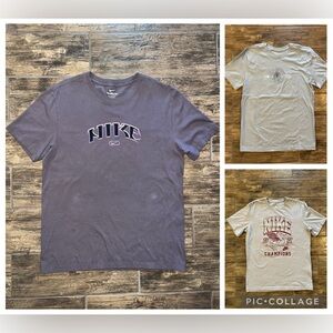 Bundled 3 Nike Men's Graphic Tees